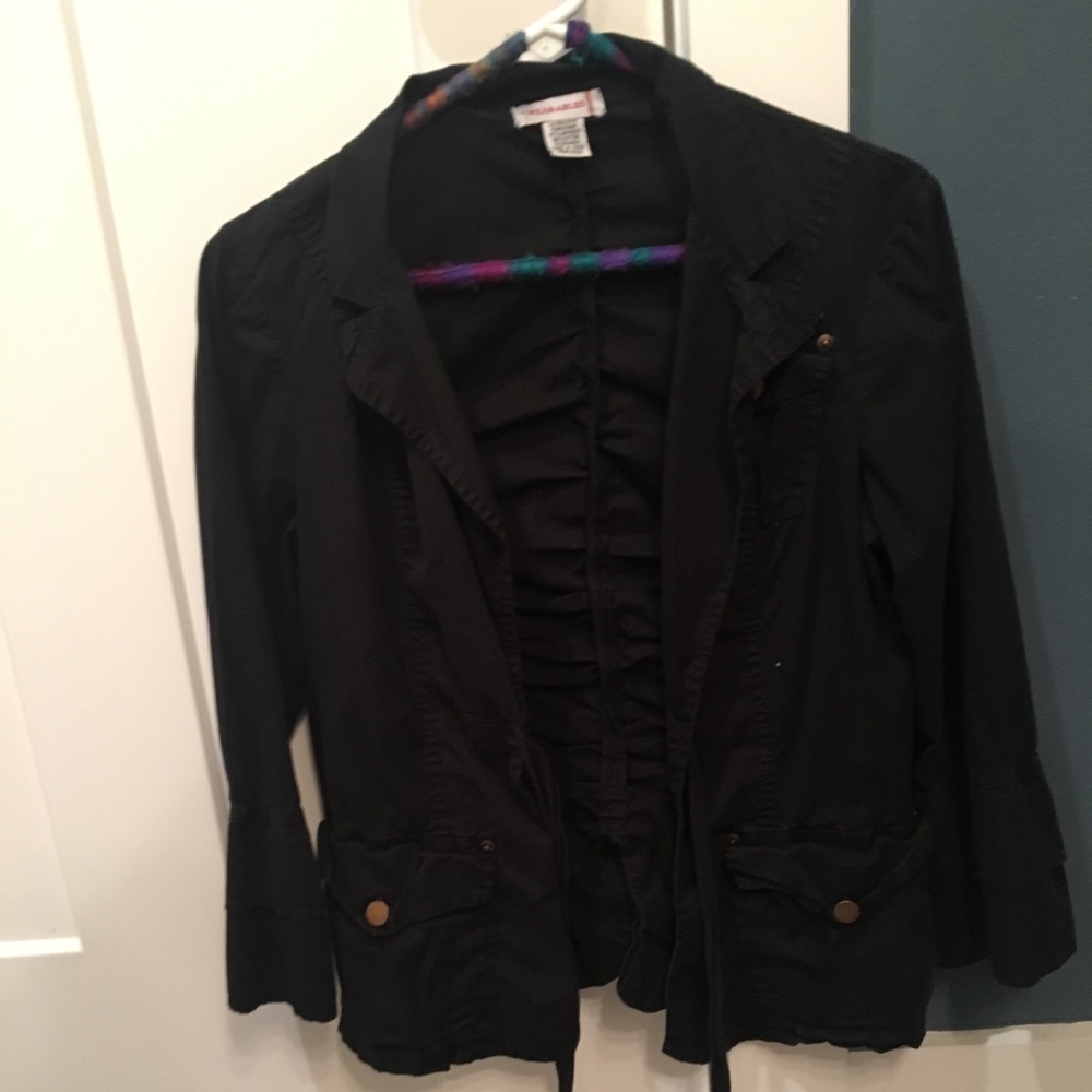 Black army jacket